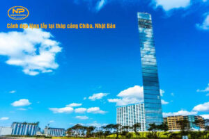 Cảnh đẹp lộng lẫy tại tháp cảng Chiba, Nhật Bản