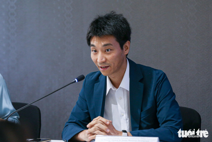 Ông Kaneko Ryutaro - phó trưởng phòng hợp tác quốc tế (Bộ Y tế, Lao động và Phúc lợi Nhật Bản) - Ảnh: HÀ QUÂN