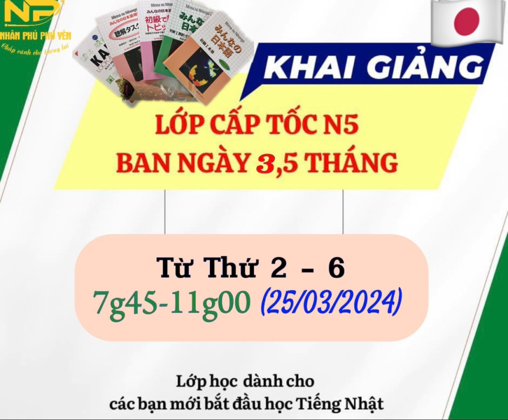 CHIÊU SINH KHAI GIẢNG LỚP HỌC MỚI DÀNH CHO CÁC BẠN MỚI BẮT ĐẦU TIẾNG NHẬT THÁNG 3/2024